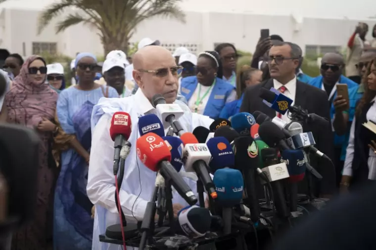 Présidentielle en Mauritanie: le sortant Ghazouani en tête, le principal opposant conteste
