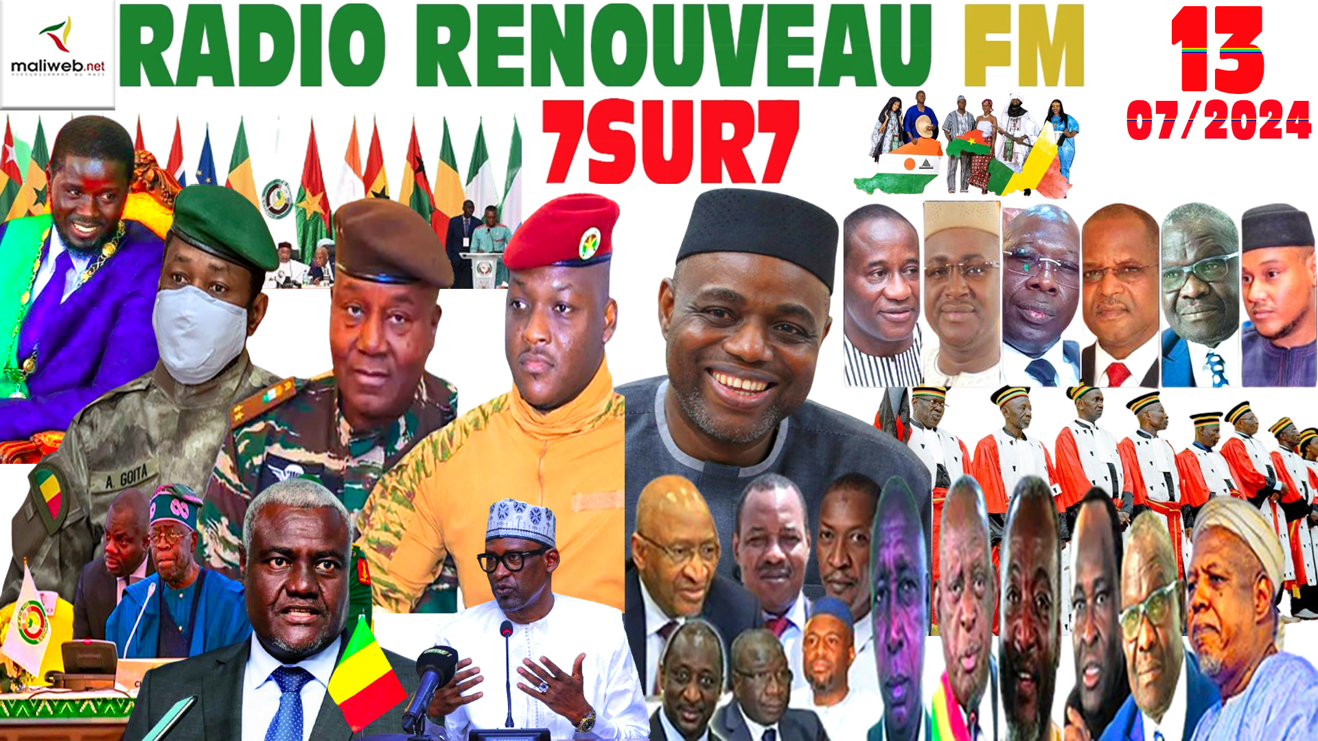 Emission 7SUR7 de la RADIO RENOUVEAU FM du 13 JUILLET 2024