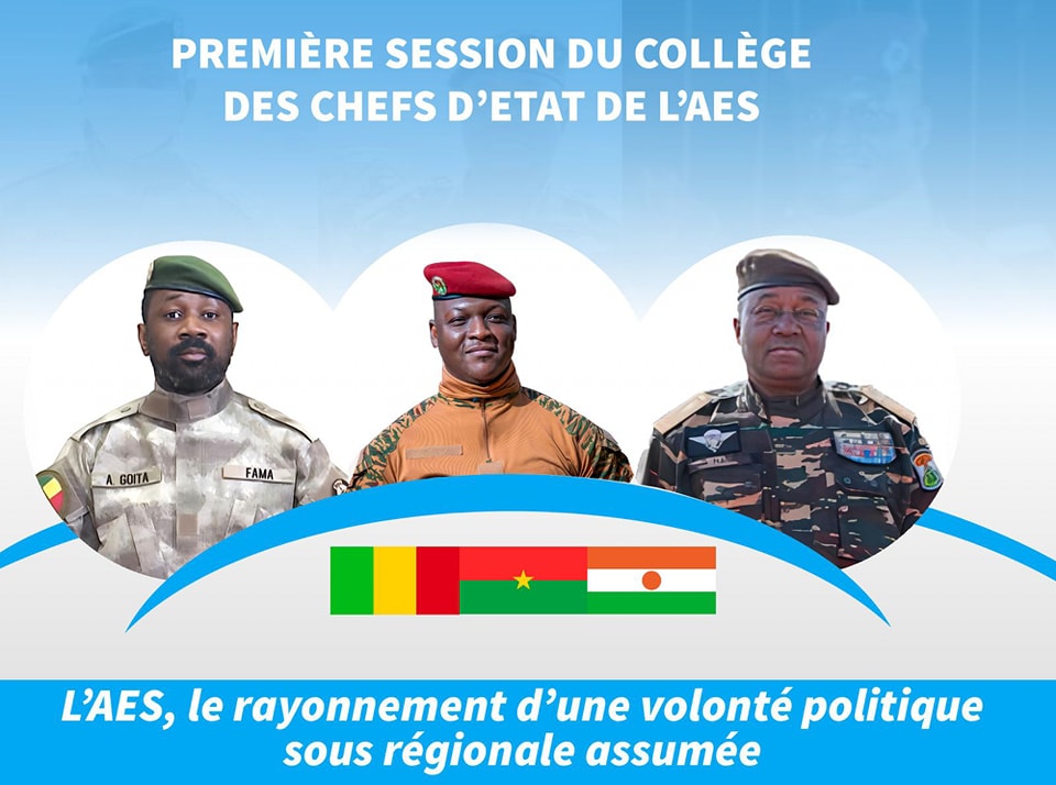 Pour l'opérationnalisation de la confédération AES :  Une synergie d'actions payante pour les trois États
