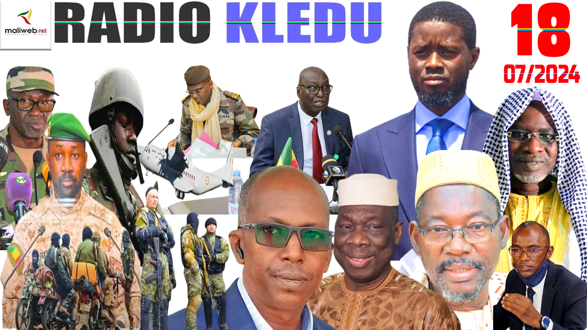 La Revue de Presse de la RADIO KLEDU du 18 JUILLET 2024