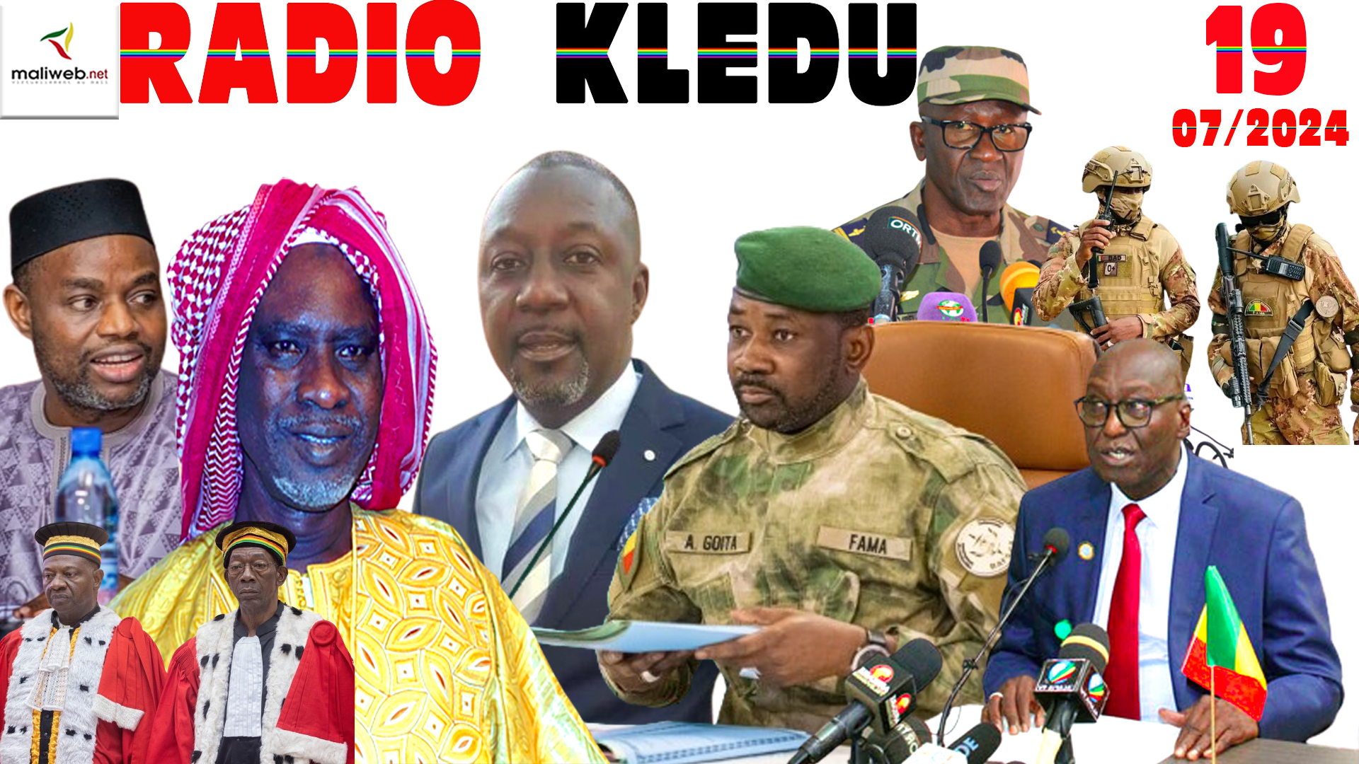 La Revue de Presse de la RADIO KLEDU du 19 JUILLET 2024