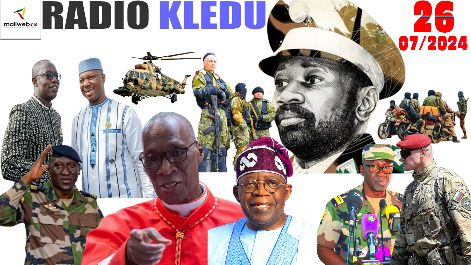 La Revue de Presse de la RADIO KLEDU du 26 JUILLET 2024
