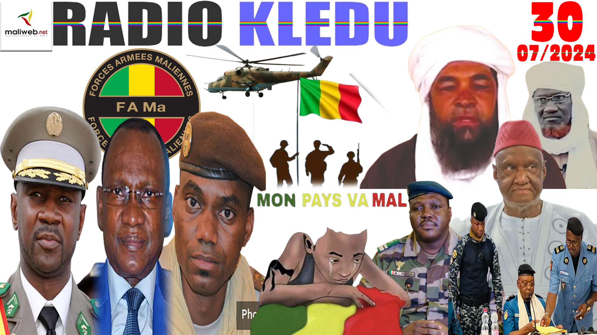 La Revue de Presse de la RADIO KLEDU du 30 JUILLET 2024