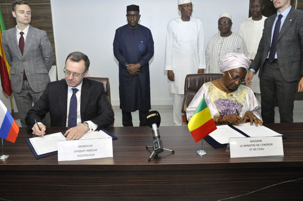 #Mali : Énergie nucléaire : Le Mali et la Russie signent trois mémorandums d'entente