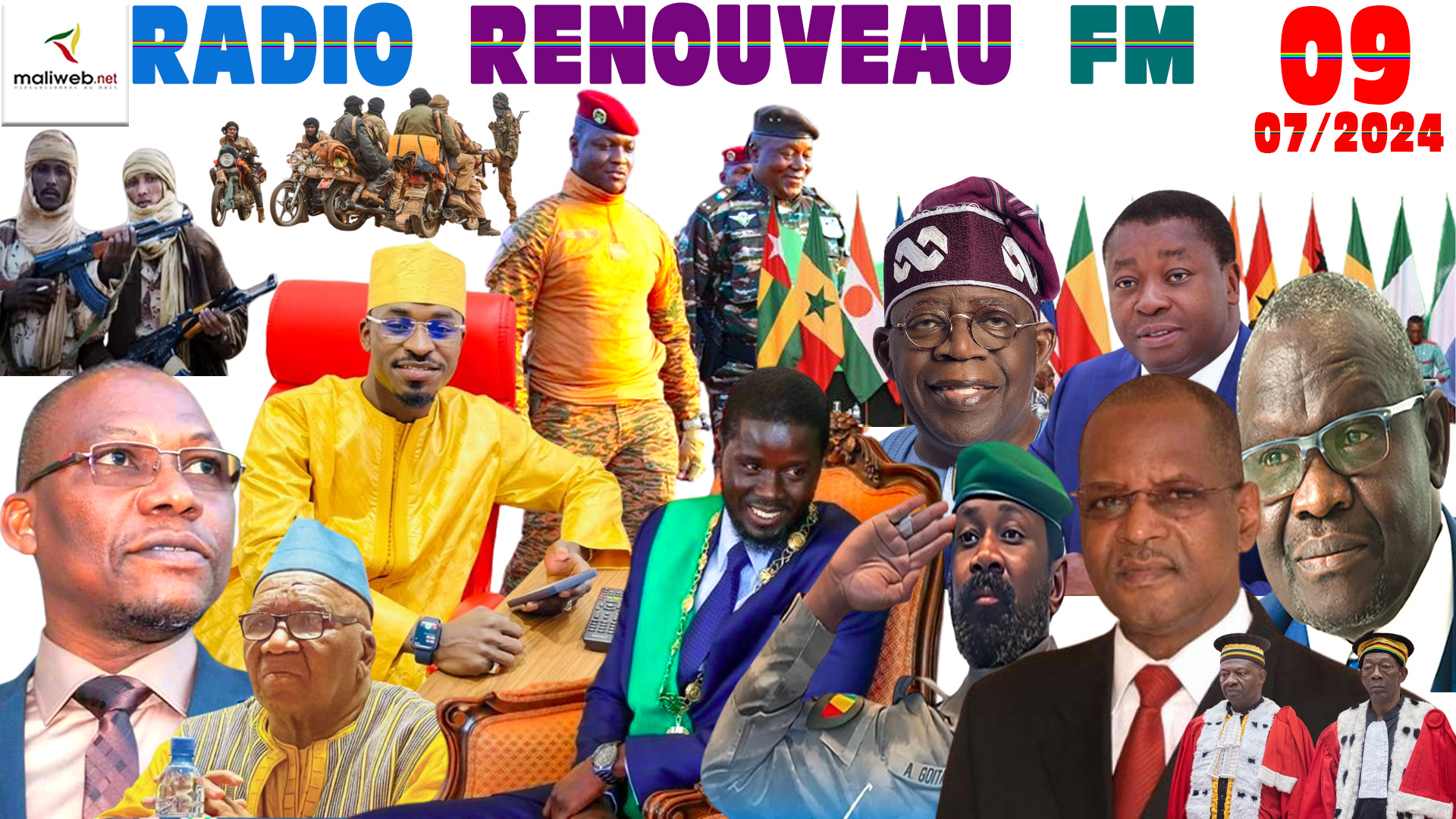 La Revue de Presse de la RADIO RENOUVEAU FM du 09 JUILLET 2024