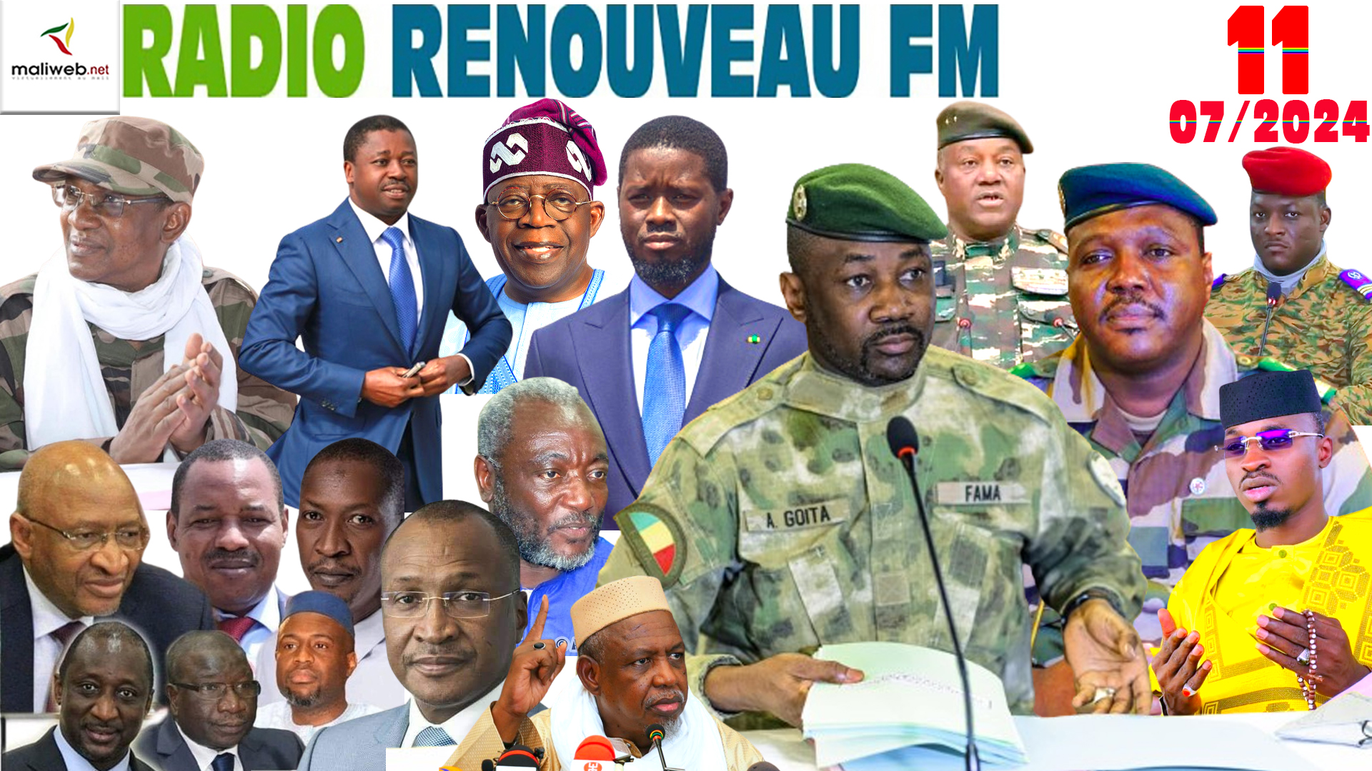 La Revue de Presse de la RADIO RENOUVEAU FM du 11 JUILLET 2024