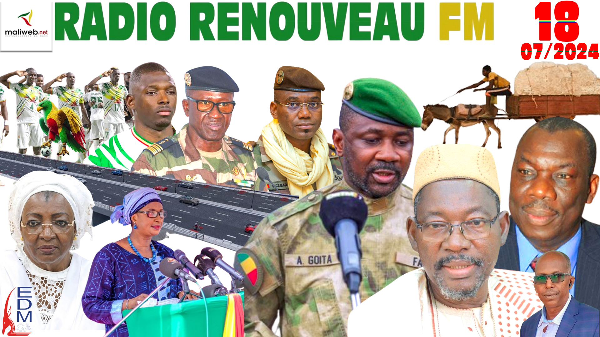 La Revue de Presse de la RADIO RENOUVEAU FM du 18 JUILLET 2024