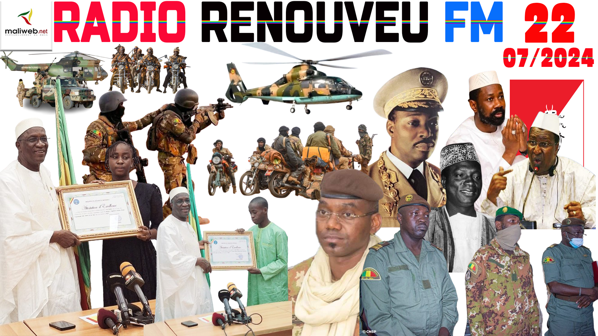 La Revue de Presse de la RADIO RENOUVEAU FM du 22 JUILLET 2024