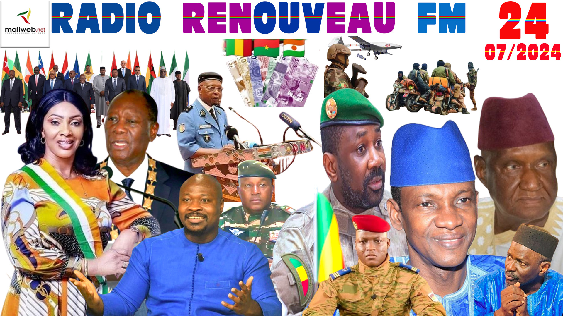 La Revue de Presse de la RADIO RENOUVEAU FM du 24 JUILLET 2024