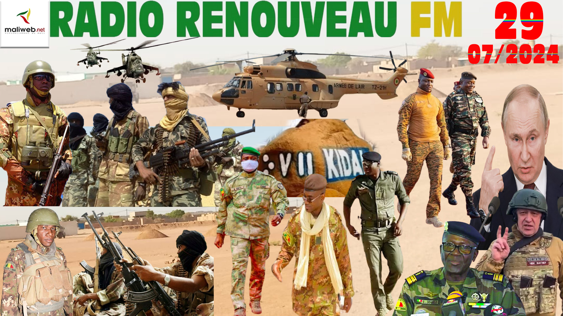 La Revue de Presse de la RADIO RENOUVEAU FM du 29 JUILLET 2024