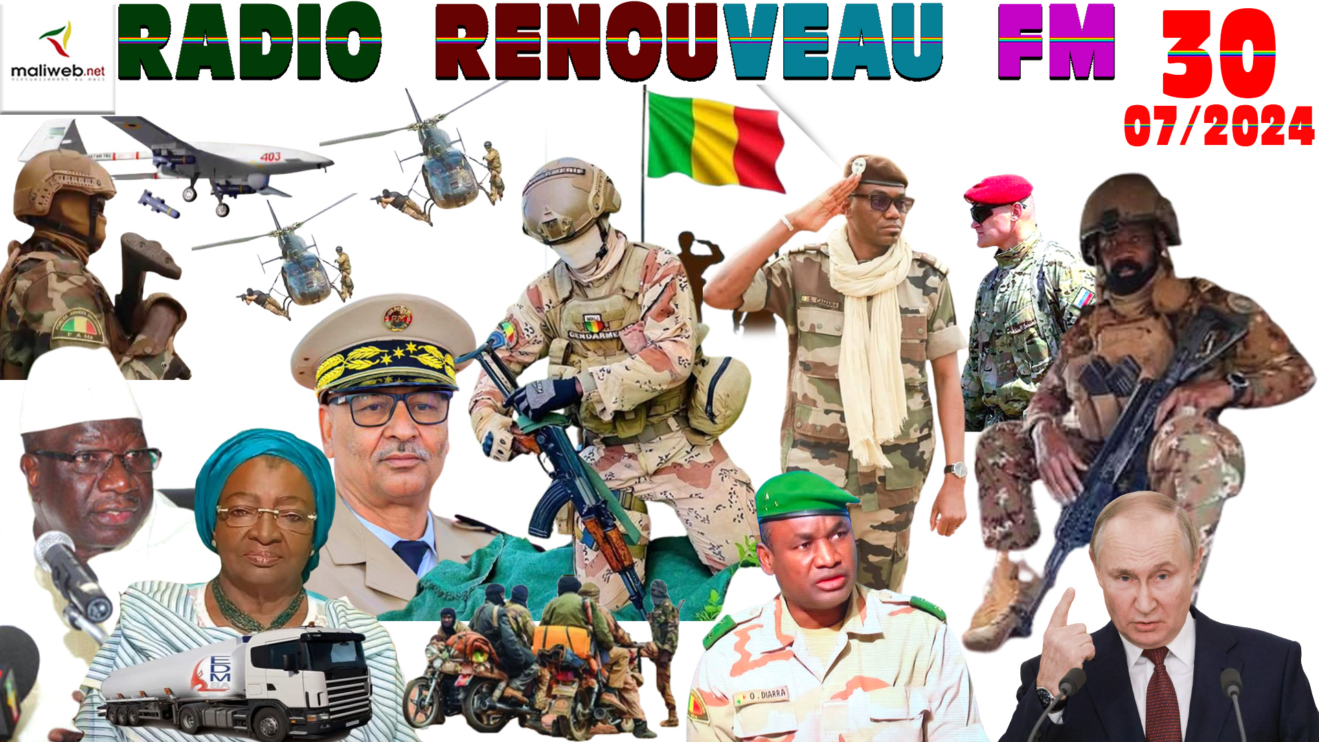 La Revue de Presse de la RADIO RENOUVEAU FM du 30 JUILLET 2024