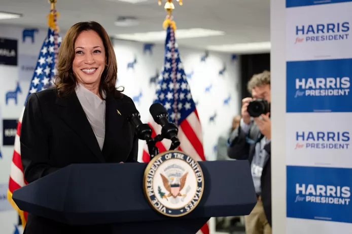 Premier discours pour la candidate Harris: “Nous allons gagner”