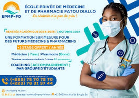 École privée de médecine et pharmacie Fatou Diallo : Une ouvre pédagogique robuste !