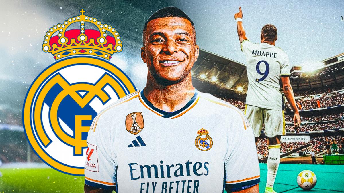 Kylian Mbappé pose avec le maillot du Real Madrid !