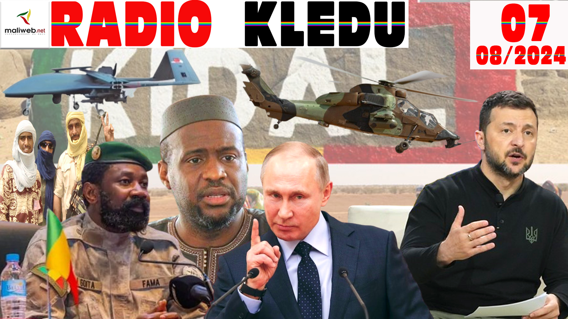La Revue de Presse de la RADIO KLEDU du 07 AOUT 2024