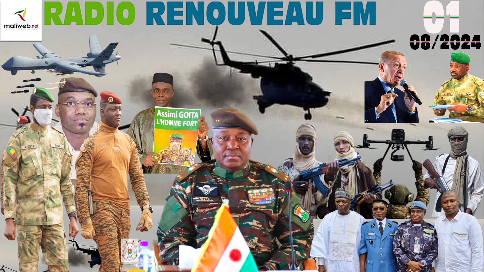 La Revue de Presse de la RADIO RENOUVEAU FM du 01 AOUT 2024