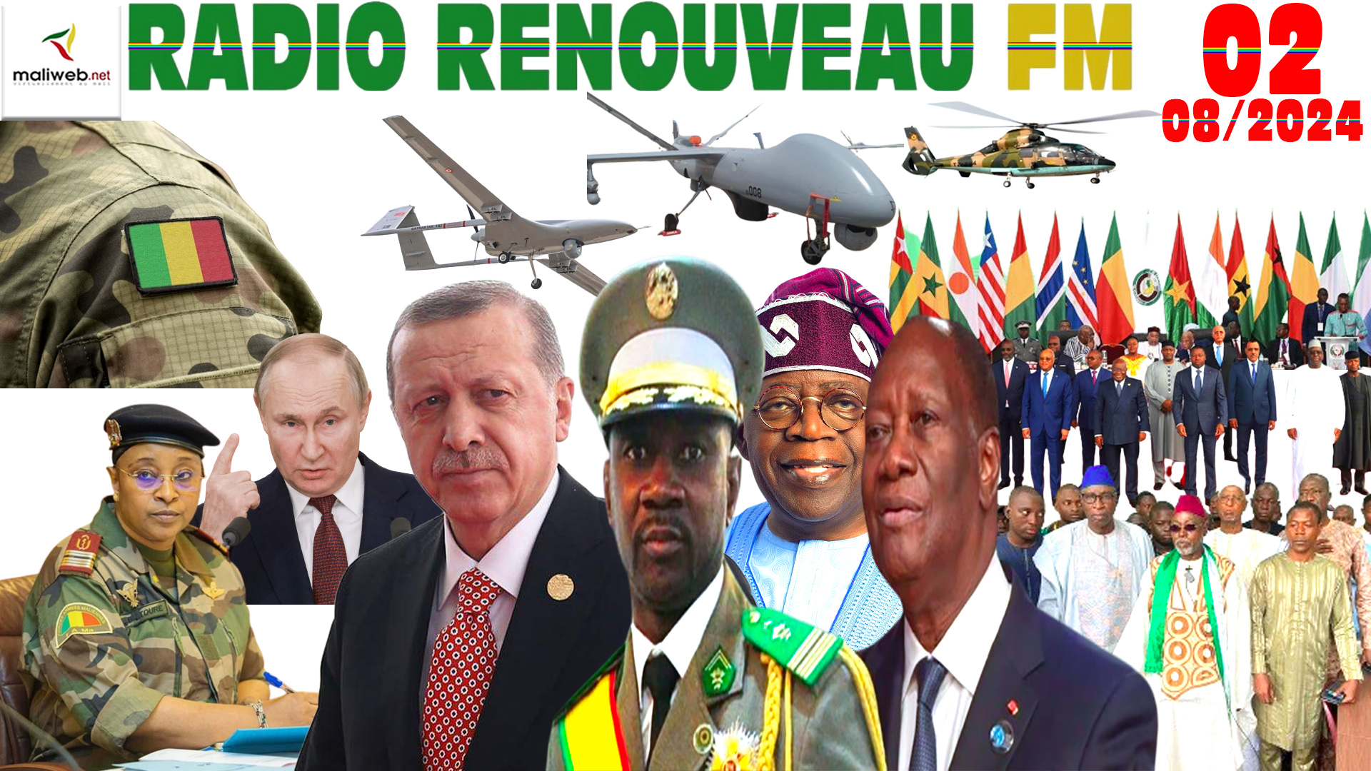 La Revue de Presse de la RADIO RENOUVEAU FM du 02 AOUT 2024