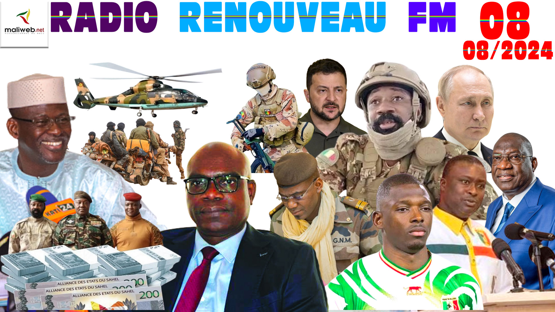 La Revue de Presse de la RADIO RENOUVEAU FM du 08 AOUT 2024