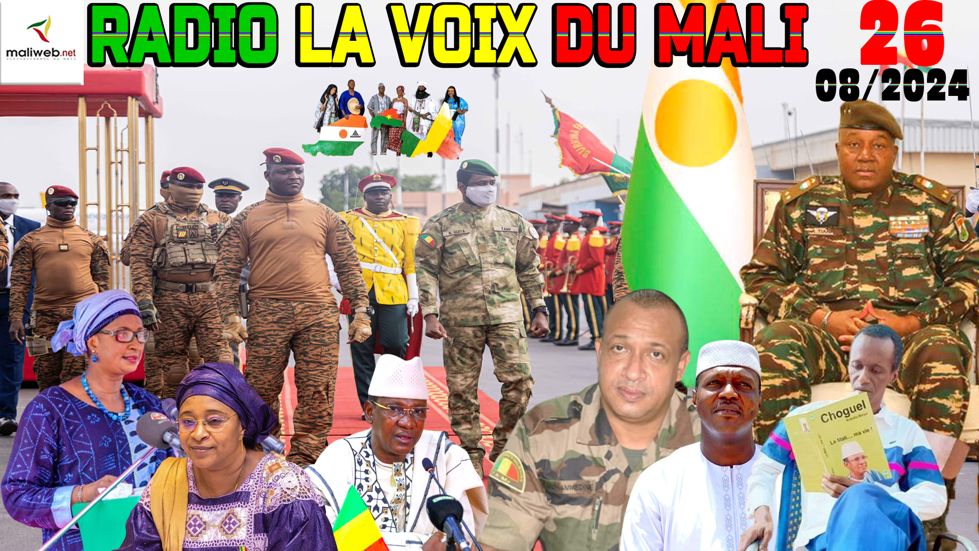 La Revue de Presse de la RADIO LA VOIX DU MALI du 26 AOUT 2024