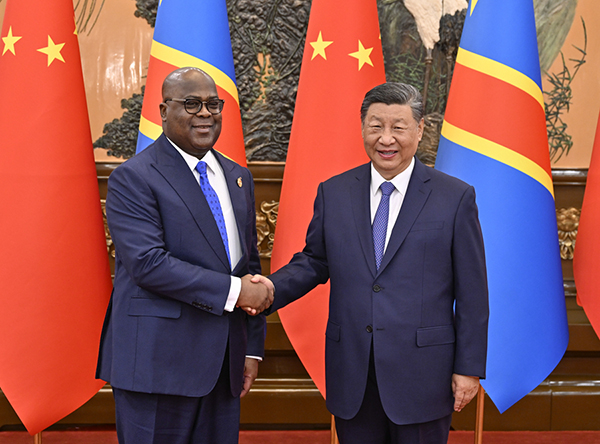Xi Jinping rencontre le président de la RDC Félix Tshisekedi