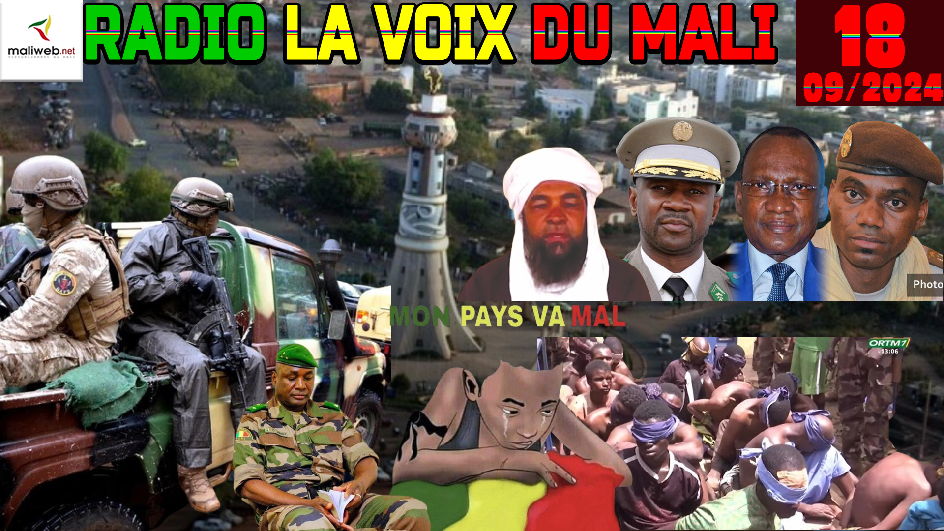 La Revue de Presse de la RADIO LA VOIX DU MALI du 18 SEPTEMBRE 2024