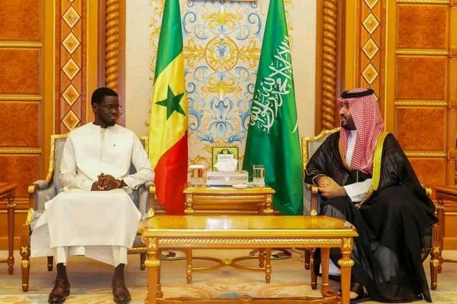 A Riyad, Diomaye Faye s’entretient avec Mohammed bin Salman