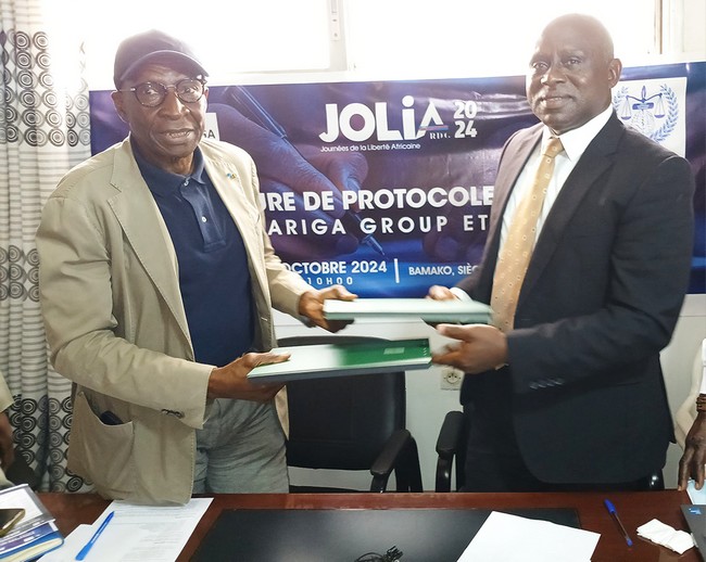 Signature d’un protocole d’accord entre l’ODDHDM et Yariga Group