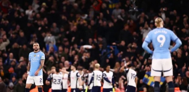 Foot: Manchester City coulé 4-0 par Tottenham, la crise continue