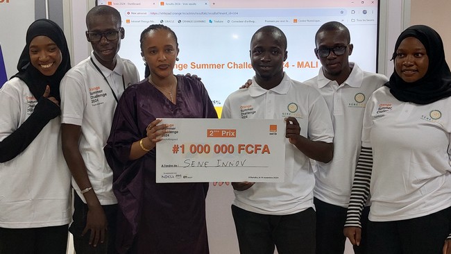 Le projet Smart Conso remporte le prix national de la 3e édition d’Orange Summer Challenge (OSC) d’un montant de deux millions de Fcfa