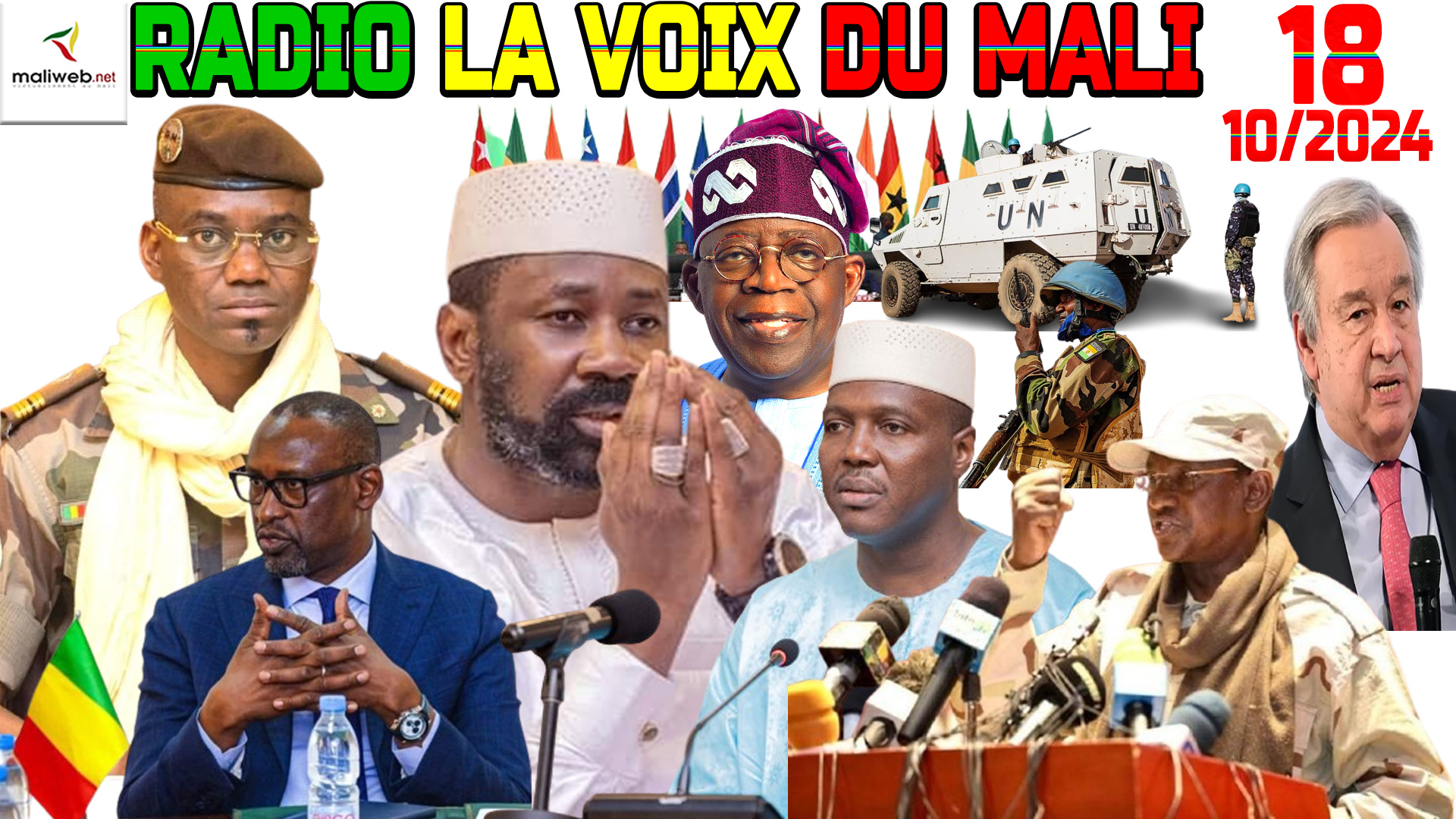 La Revue de Presse de la RADIO LA VOIX DU MALI du 18 NOVEMBRE 2024