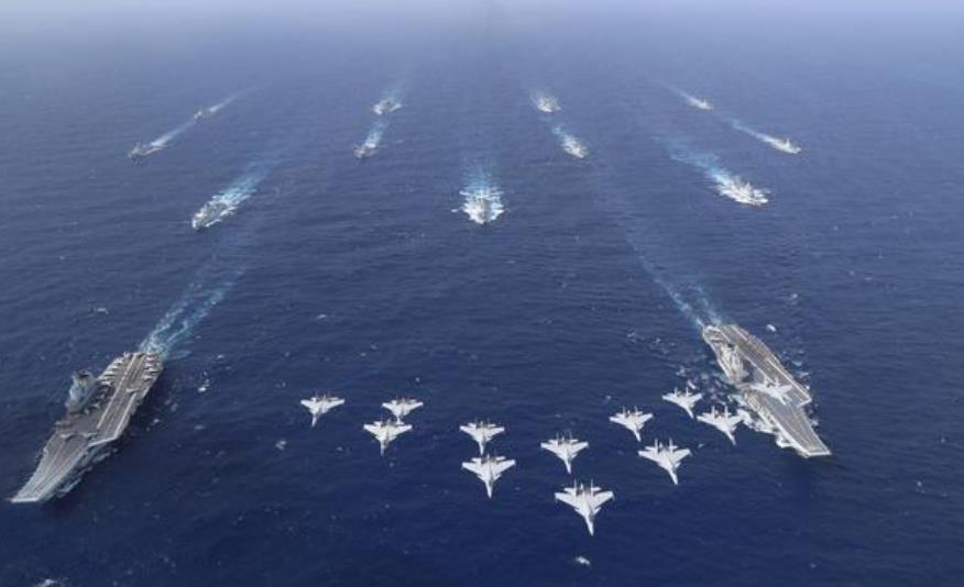 Double formation de porte-avions en mer : La Chine montre sa puissance nationale