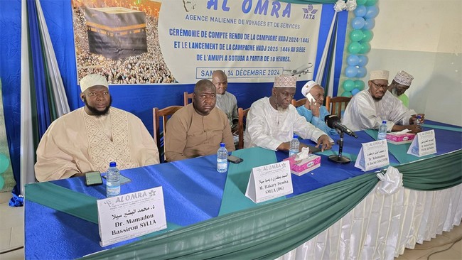 Agence malienne de voyages et de services (AL OMRA) La campagne du Hadj 2025 désormais lancée pour un coût de 4 675 000 F CFA par pèlerin !