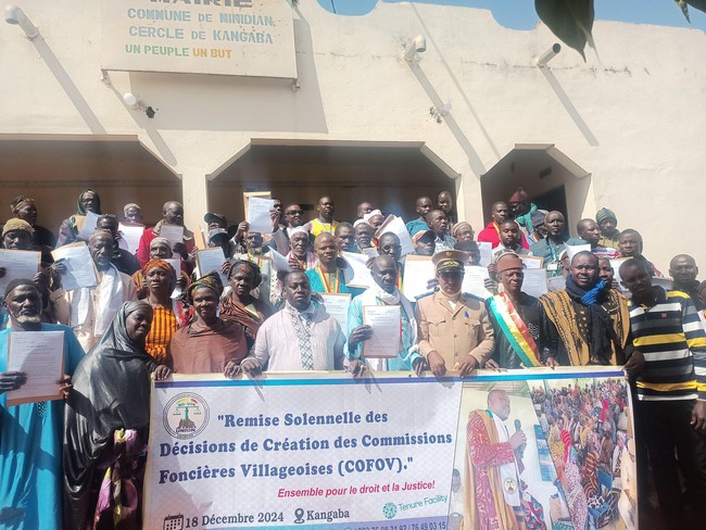 Foncier : 41 Chefs de village du cercle de Kangaba reçoivent solennellement les décisions de création du COFOV de la part de l'UACDDDD.