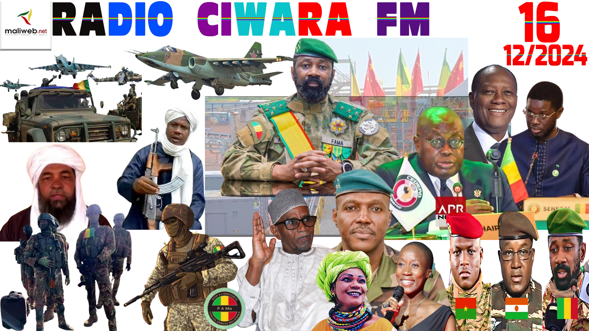 La Revue de Presse de la RADIO CIWARA du 16 DECEMBRE 2024