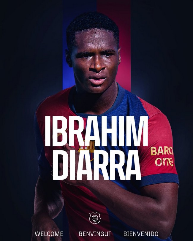 Mercato: le Barça recrute Ibrahim Diarra, le "Kaka du Mali"