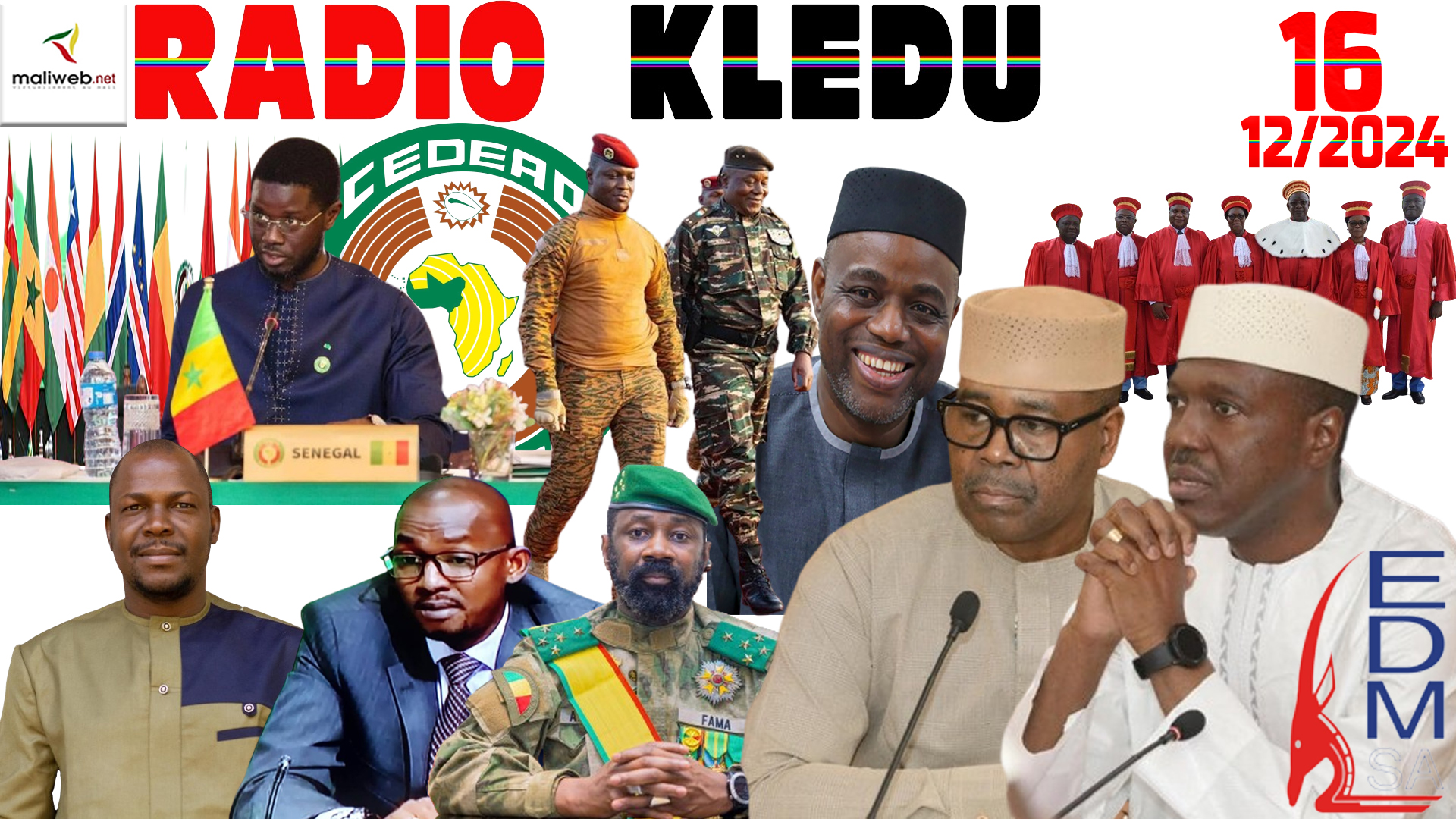 La Revue de Presse de la RADIO KLEDU du 17 DECEMBRE 2024