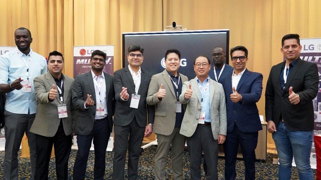 LG Electronics  face aux innovations technologiques : Le nouveau climatiseur central doté de l'intelligence artificielle présenté aux partenaires