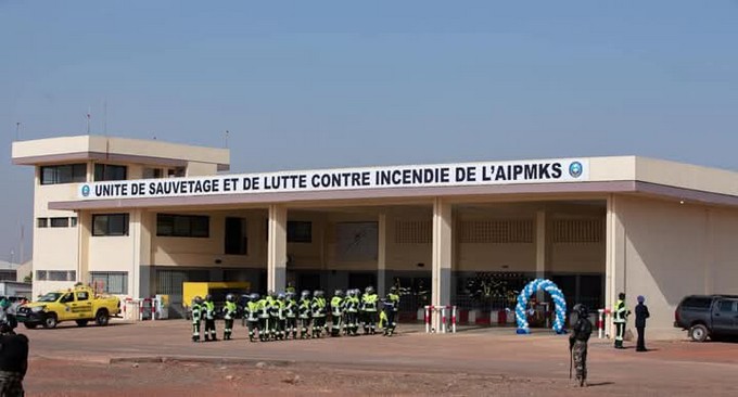 Pose de la 1ère pierre du bloc technique et de la tour de contrôle de l’aéroport de Bamako-Sénou couplée à l’inauguration de la base de service de lutte contre l’incendie (SLI) : Une révolution pour l’aviation malienne