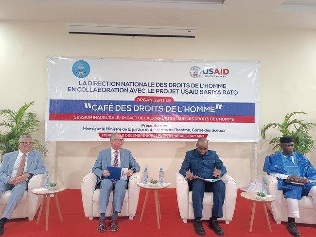 Café des droits de l’Homme :  La leçon magistrale du Ministre Mamoudou Kassogue sur l’impact de la corruption sur les droits de l'homme