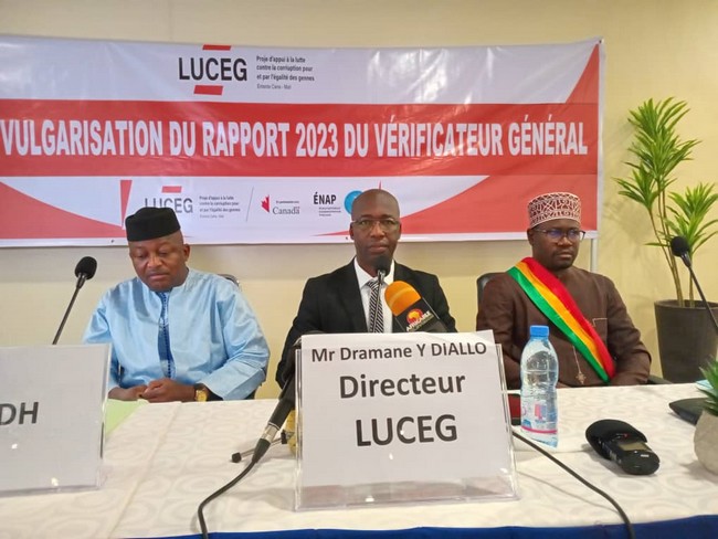 Vulgarisation du rapport du Vérificateur Général : Le Projet LUCEG renforce les OSC du Mali