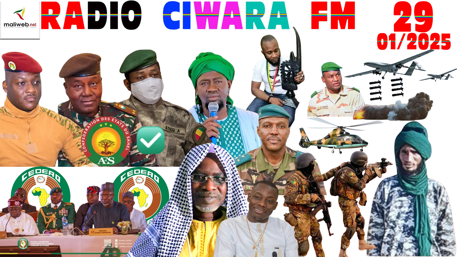 La Revue de Presse de la RADIO CIWARA FM du 29 JANVIER 2025