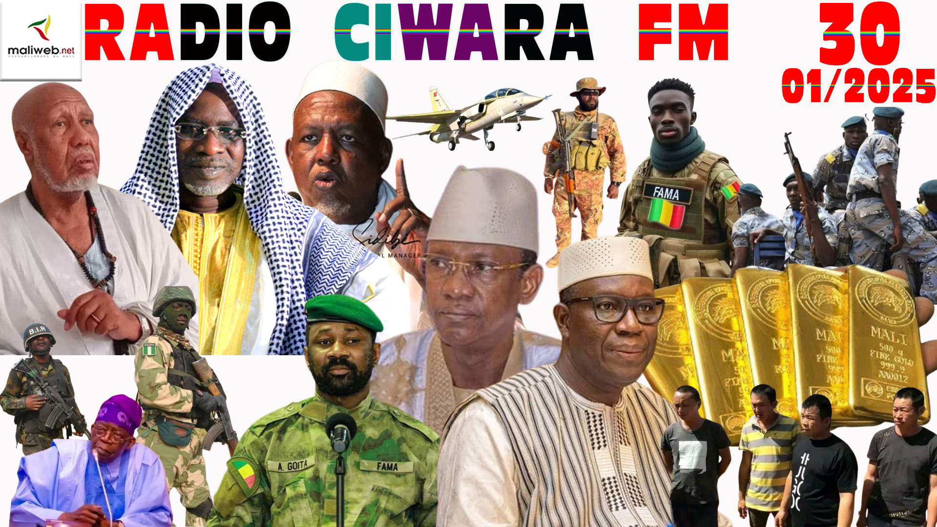 La Revue de Presse de la RADIO CIWARA FM du 30 JANVIER 2025