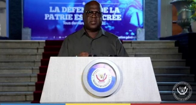 Crise en RDC : Tshisekedi appelle à la mobilisation nationale
