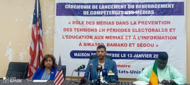 Prévention et apaisement des tensions socio-politiques en période électorale : L’Ambassade des Etats-Unis épaule la Maison de la Presse