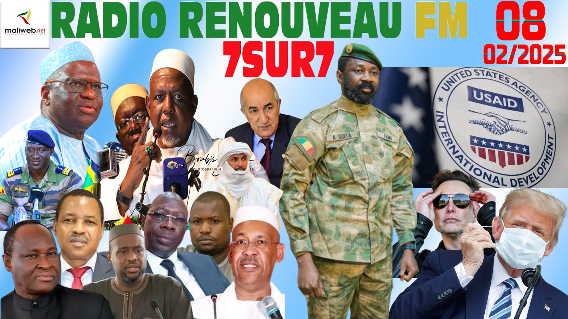 Emission 7SUR7 de la RADIO RENOUVEAU FM du 08 FÉVRIER 2025