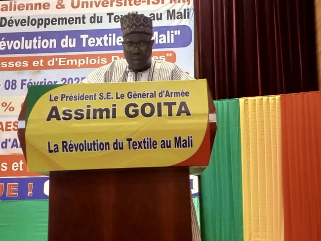 «Le Président SE Gal Assimi Goïta : La Révolution du Textile au Mali » : Élégance Italo-Malienne et ISFMI portent la totalité du projet