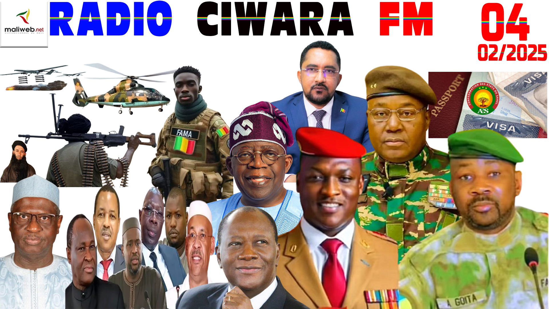 La Revue de Presse de la RADIO CIWARA FM du 04 FÉVRIER 2025