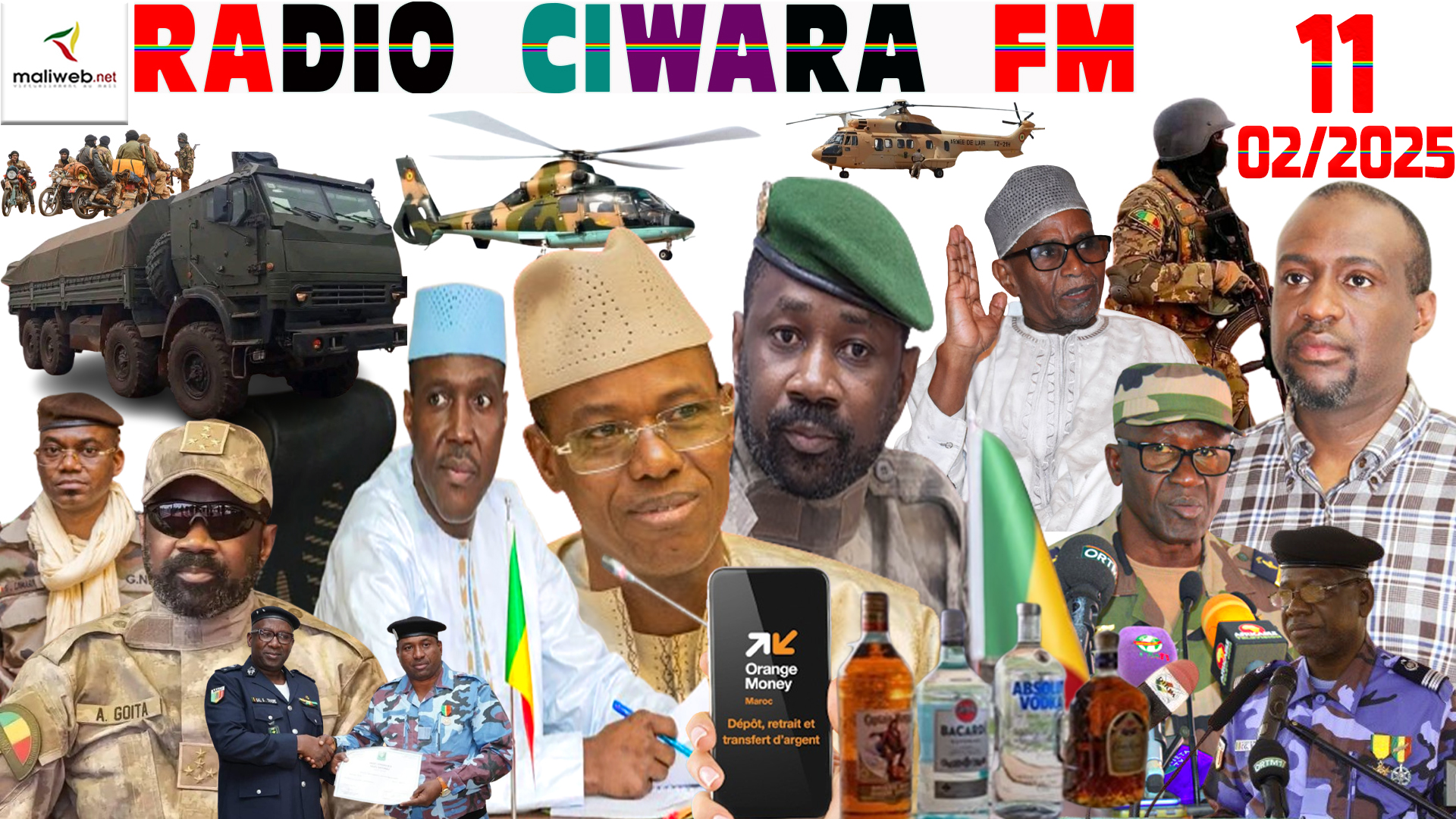 La Revue de Presse de la RADIO CIWARA FM du 11 FÉVRIER 2025