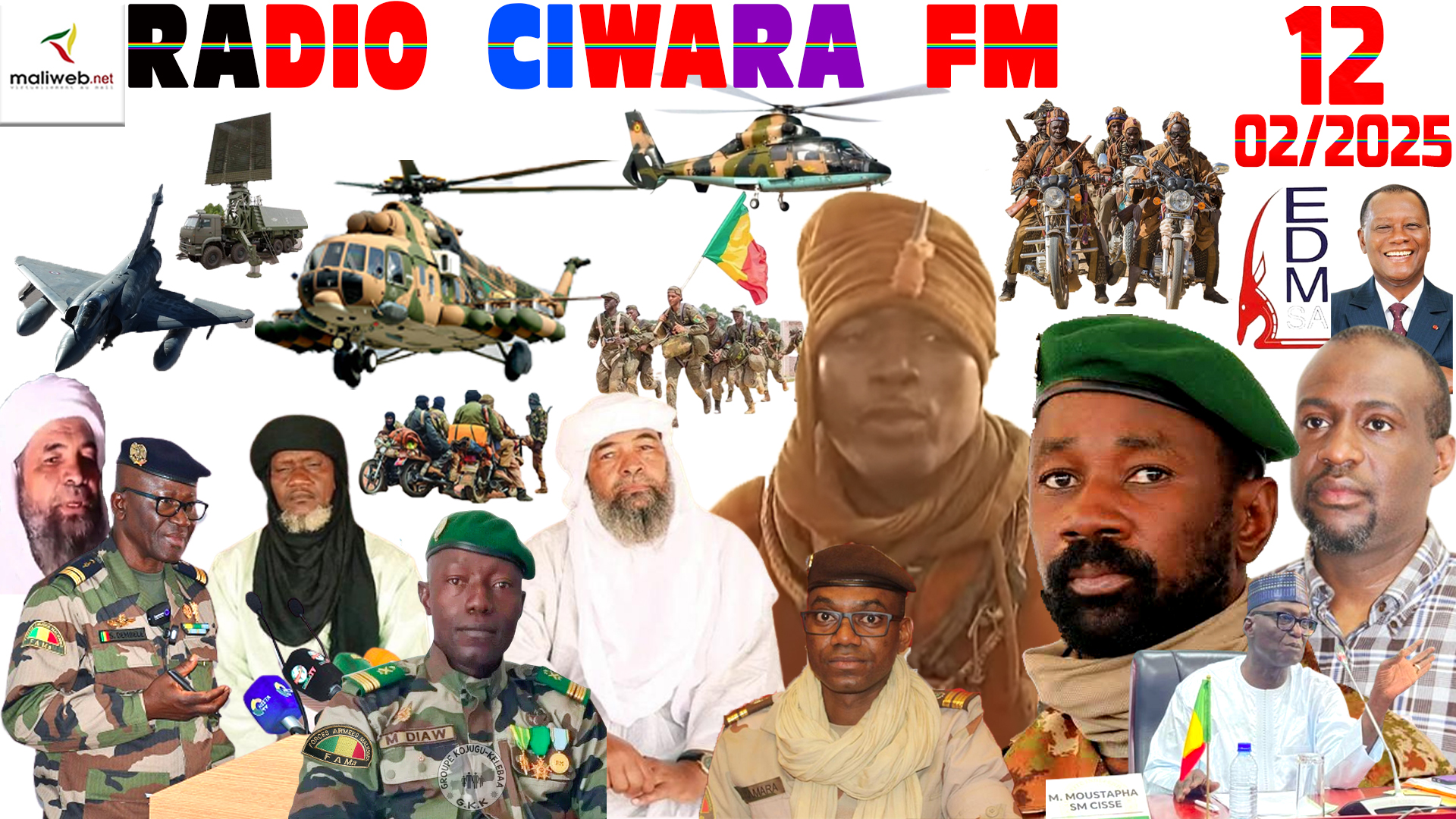 La Revue de Presse de la RADIO CIWARA FM du 12 FÉVRIER 2025
