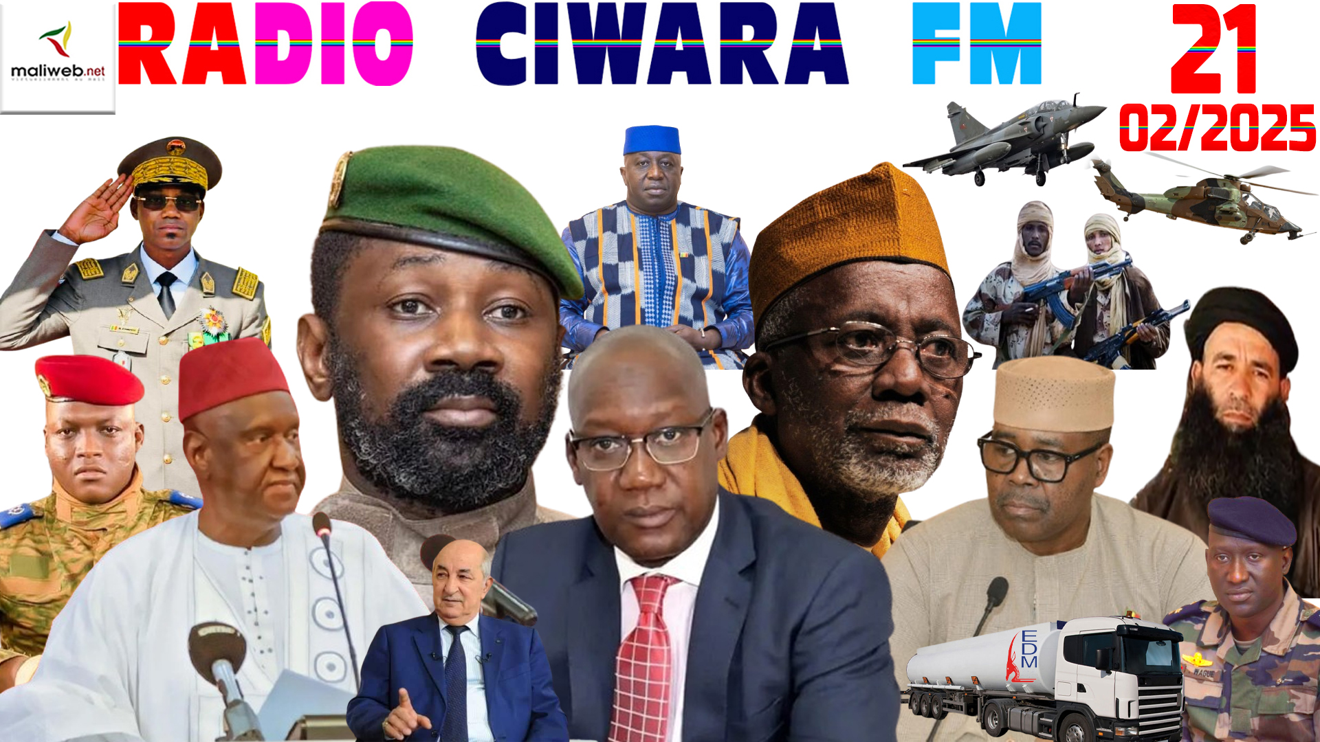 La Revue de Presse de la RADIO CIWARA FM du 21 FÉVRIER 2025